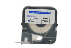 PONY PT-1009W, 9mm x 8m, bianco, nastro originale