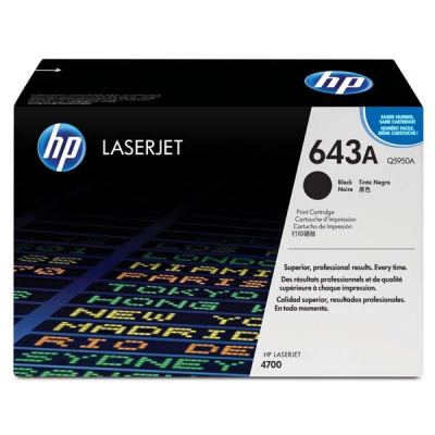 HP 643A Q5950A nero (black) toner originale