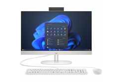 HP ProOne 245 G10 B6YM3ET#BCM Computer All-in-one, 23,8", FHD, R3-7320U, 8GB, 512GB, AMD int, W11H, Bianco, 1R