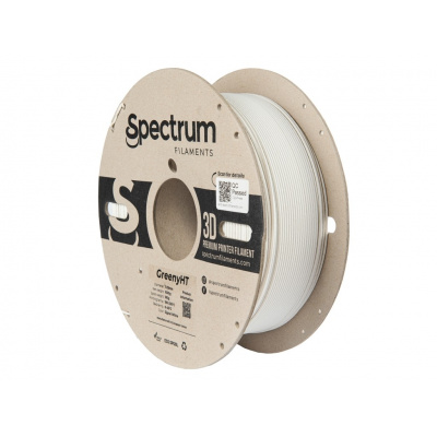 Spectrum 80700 3D filamento, greenyHT, 1,75mm, 1000g, Bianco (Signal white)