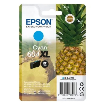 Epson 604XL T10H240 C13T10H24010 Ciano (cyan) cartuccia originale