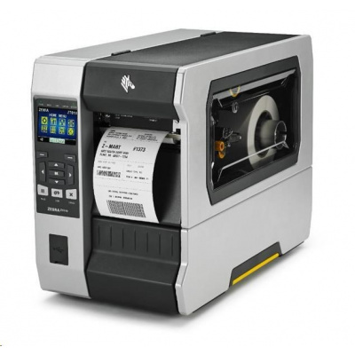 Zebra ZT61042-T1E0100Z ZT610 stampante di etichette, 8 dots/mm (203 dpi), taglierina, disp., ZPL, ZPLII, USB, RS232, BT, Ethernet