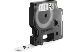 Dymo D1 1978364, 12mm x 5,5m, testo nera/sfondo bianco, vinile permanente, nastro originale