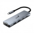 USB (3.0) hub 5-port 31240003400, UH-500, šedý, Genius, 2x USB 3.0,1x HDMI,2x USB-C,Power Delivery 100W