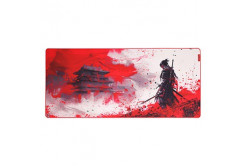 Tappetino per mouse MONKA ZOWA XL, gaming, rosso-bianco, 900 x 400 x 3.5 mm, Marvo