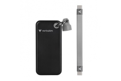 Verbatim 32190 Pocket SSD Black/Grey, Unità SSD esterna, 1000GB, M.2, 1000 MB/s-R, 1000 MB/s-W, USB-C, nero