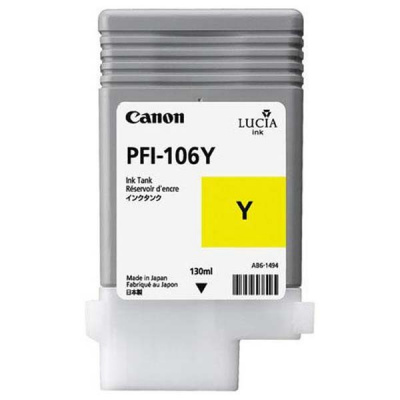 Canon PFI-106Y, 6624B001 giallo (yellow) cartuccia originale