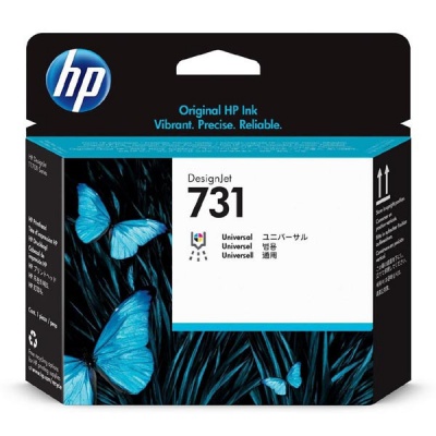 HP testina di stampa originale P2V27A, HP 731, black, 1pz HP pro DesignJet T1700, T1700 PostScript, T1700dr, T1