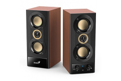 Altoparlanti Genius SP-HF800BT, 2.0, 20W, nero-marrone, Bluetooth 5.3