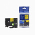 Nastro compatibile con Brother TZ-FX631/TZe-FX631 12mm x 8m, flexi, testo nera/sfondo giallo
