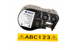 Brady M4C-1000-595-YL-BK / 170834, 25.40 mm x 7.62 m, Vinile, testo nero / sfondo giallo