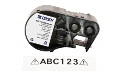 Brady M4C-750-403 / 170723, 19.05 mm x 7.62 m, Carta, testo nero / sfondo bianco
