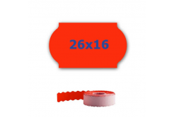 Etichette di prezzo per l'etichettatura delle pinze, 26mm x 16mm, 700pz segnale rosso