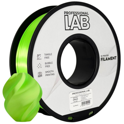 Professional Lab FG-P94-E1, 3D filamento, PLA Silk, 1,75mm, 1000g, Verde (Green)