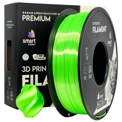 Smart Print FG-S94-E1, 3D filamento, PLA Silk, 1,75mm, 1000g, Verde (Green)