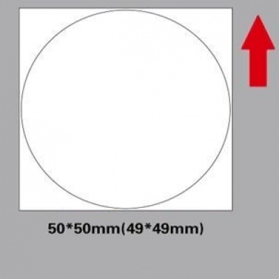 Niimbot A2A68351901, 50x50mm, 150pz, bianco etichette autoadesive
