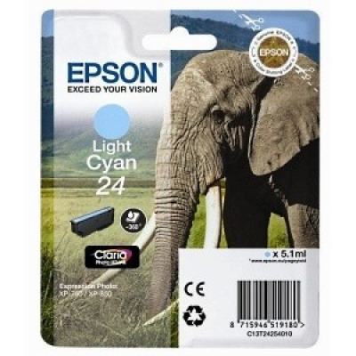 Epson T24254012, T2425 ciano chiaro (light cyan) cartuccia originale