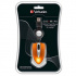 Verbatim 49023, Mouse con cavo, 1000DPI, ottico, arancione