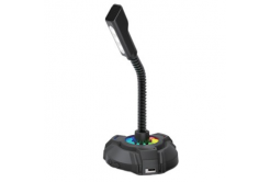 HP, microfono per computer, DHP-1100C, nero, luce LED, hub USB