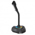 HP, microfono per computer, DHP-1100C, nero, luce LED, hub USB