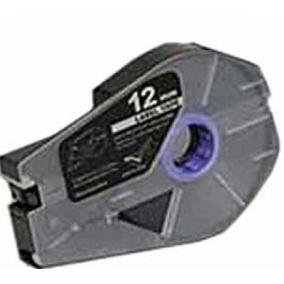 Nastro autoadesivo compatibile per Canon M-1 Std/M-1 Pro, 12mm x 30m, cartuccia, argento