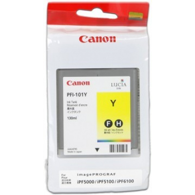 Canon PFI-101Y giallo (yellow) cartuccia originale