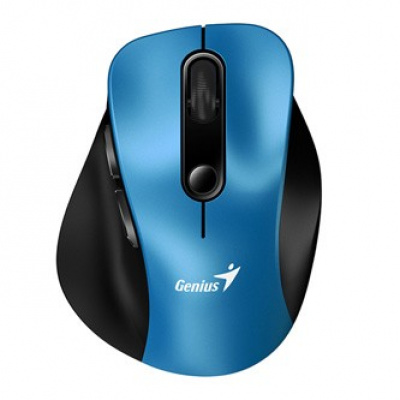 Mouse senza fili, Genius Ergo 9000S 31030038401, nero-blu, ottica, 2400DPI