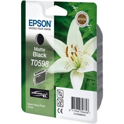 Epson T059840 matná černá (matte black) originální cartridge