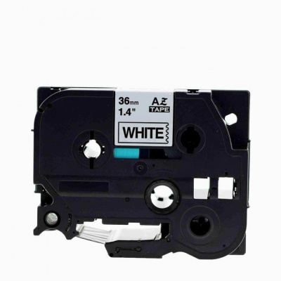 Nastro compatibile con Brother TZe-V261, 36mm x 5,5m, testo nera / sfondo bianco, vinile