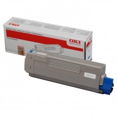 OKI 44315307 ciano (cyan) toner originale