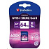 VERBATIM SDXC karta 64GB PREMIUM, UHS-1, Class 10 (R:90/W:25 MB/s)