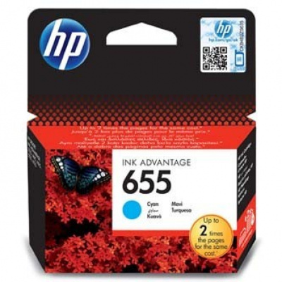 HP 655 CZ110AE ciano (cyan) cartuccia originale