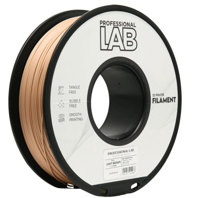 Professional Lab FG-P164-E1, 3D filamento, PLA, 1,75mm, 1000g, Marrone chiaro (Light brown)