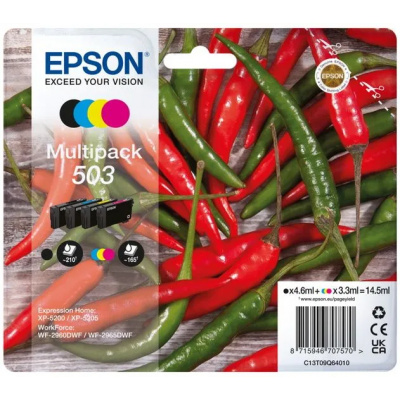 Epson 503 T09Q640 C13T09Q64010 colore (CMYK) multipack di cartucce originali