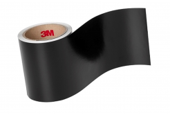 3M 7847 materiale dell'etichetta, opaco, nero/bianco, larghezza 120 mm, metraggio