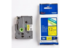 Brother TZ-631 / TZe-631, 12mm x 8m, testo nera / sfondo giallo, nastro originale