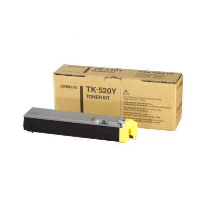 Kyocera Mita TK-520Y giallo (yellow) toner originale