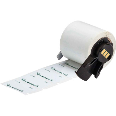 Brady M6-30-423-CALI / 173804, 38.10 mm, Polyester, testo verde / sfondo bianco
