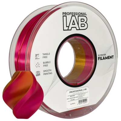 Professional Lab FG-P99-E1, 3D filamento, PLA Silk, 1,75mm, 1000g, Multicolore (Pink, Gold)
