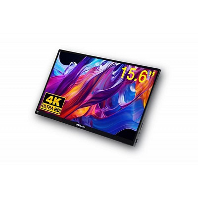 Verbatim PM-15-4K Monitor portatile touch 15,6", 4K Ultra HD, Metal Housing