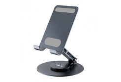 Supporto Genius G-Stand M100, nero, alluminio/silicone, per telefoni cellulari e tablet