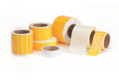 Partex PLT015006D9SM/3 etichette in poliestere 15x6 mm, bianco opaco, 10000pz per TTR, rotolo