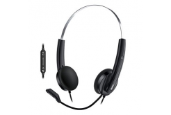 Cuffie Genius HS-220U AI con microfono, cablate, nere, 2.0, over-ear, USB