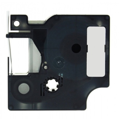 Nastro compatibile con Dymo 622289, 12mm x 5, 5m testo nera / sfondo trasparente, poliestere