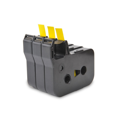Nastro autoadesivo L-Mark LM-612YB per LK-360, 12mm x 8m, giallo