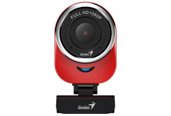 Genius Full HD Webkamera QCam 6000, 1920x1080, USB 2.0, rosso, Windows 7 a vyšší, FULL HD, 30 FPS