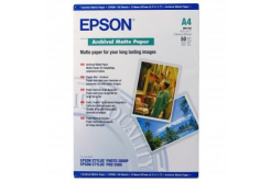 Epson C13S041342 Archival Matte Paper, bílá, 50, ks C13S041342, pro inkoustové tiskárny, 210x297mm (A4), A