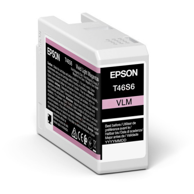 Epson T46S6 C13T46S60N magenta chiaro (vivid light magenta) cartuccia originale