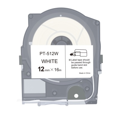 Max LM-512W, 12mm x 16m, bianco nastro compatibile