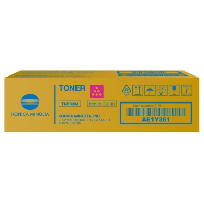 Konica Minolta TNP-93M AE1Y351 magenta toner originale